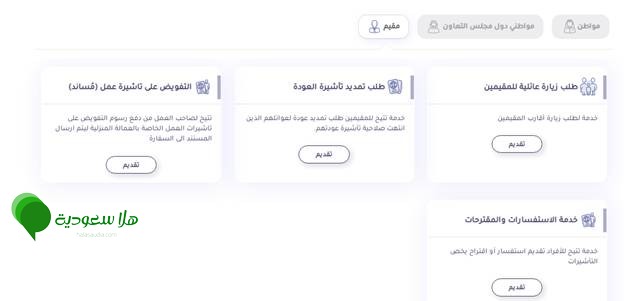 شروط استخراج فيزا زيارة للسعودية