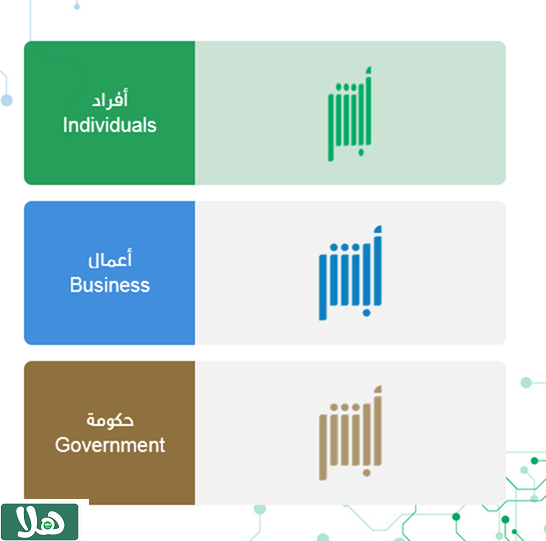 هل يمكن عمل حساب أبشر للتابعين