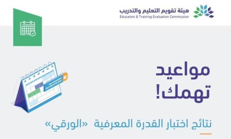 نتيجة اختبارات القدرة المعرفية الورقية