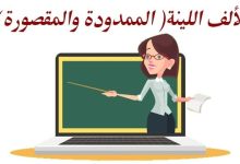 تحميل ورقة عمل تمارين الألف المقصورة والممدودة